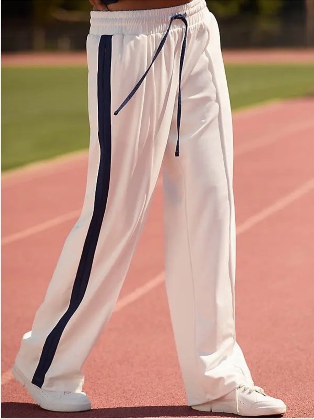 ANTHROPOLOGIE DAILY PRACTICE SIDE STRIPE STRAIGHT LEG SWEATPANTS SIZES L-XL NWT